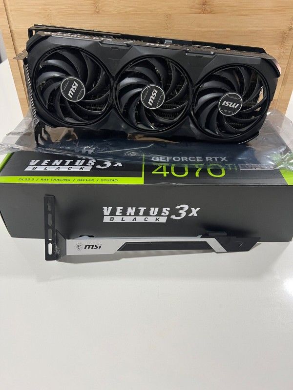 MSI GeForce RTX 4070 Ti Super Ventus 3X Black OC 16GB
