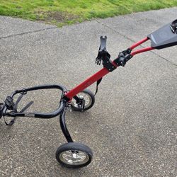 Wilson Trio 3-Wheel Collapsible Push Pull Golf Cart