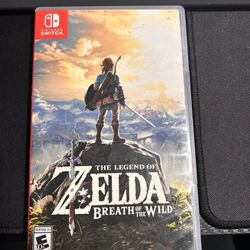 I’m asking $45 Zelda, the legend breath of the wild it’s in good condition Nintendo switch game