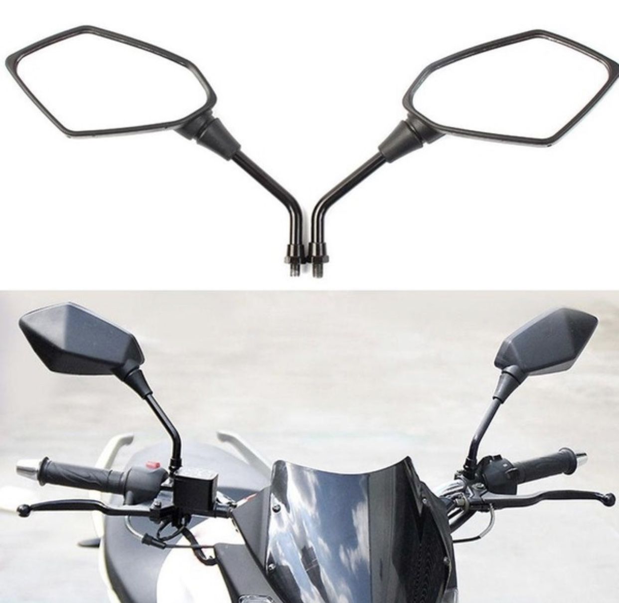 New in Box Universal Fit Motorcycle Rear Mirrors