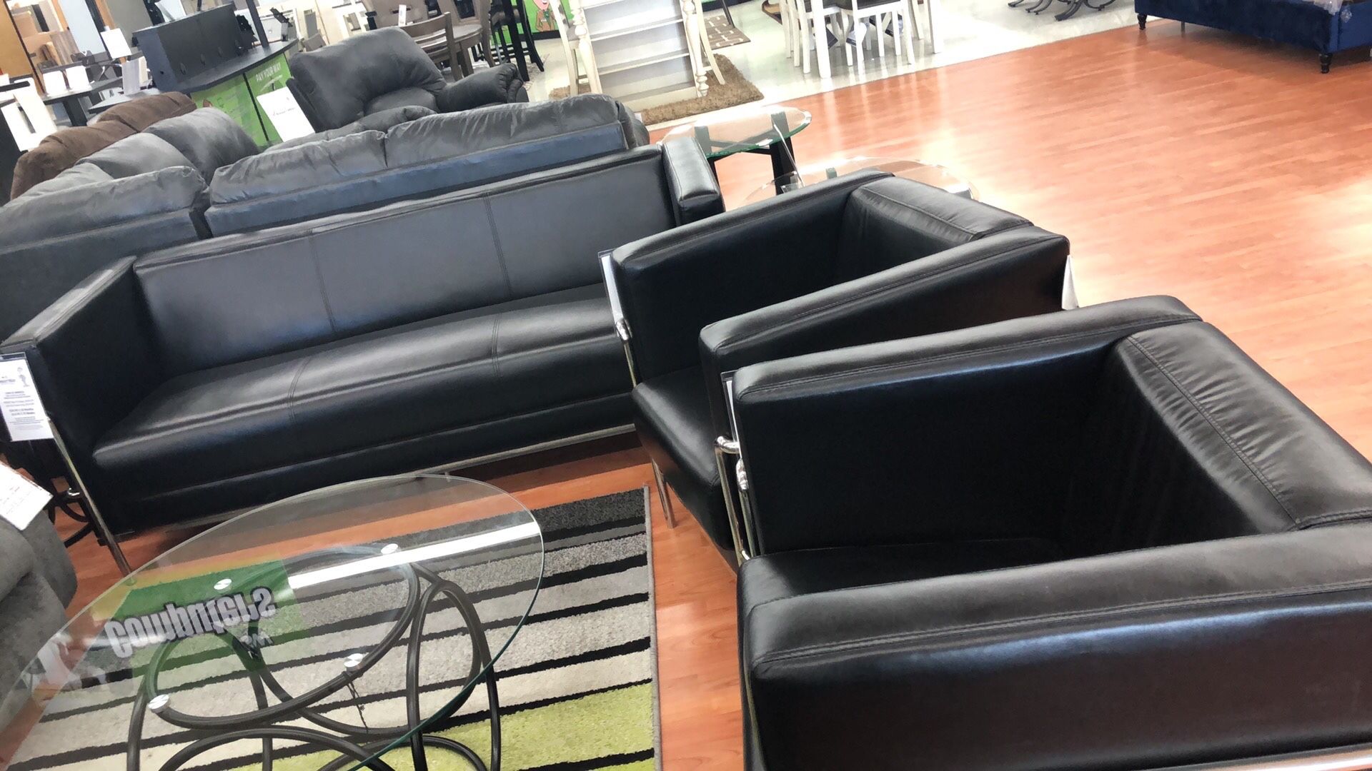 3 PIECE BLACK LIVING ROOM SET for Sale in Mint Hill, NC OfferUp