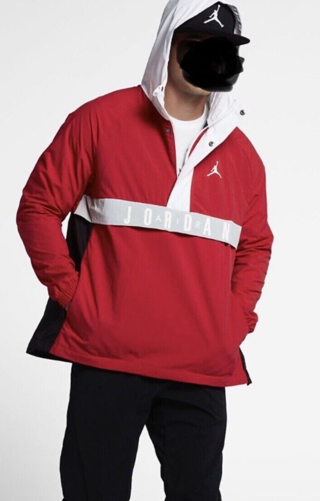 Nike Air Jordan 1/4 Zip Hoodie Pullover Jacket Size 3XL