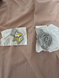 Minnesota Vikings silver chain