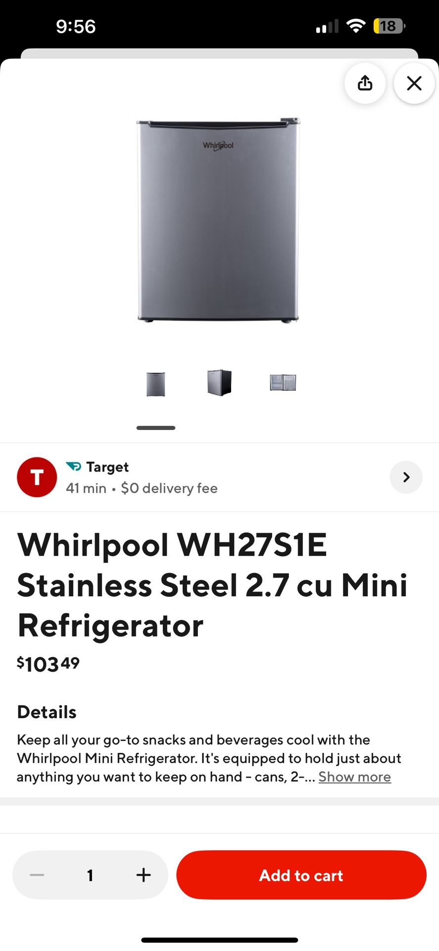 Mini Fridge Whirlpool