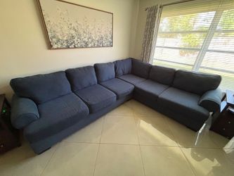 Blue couch