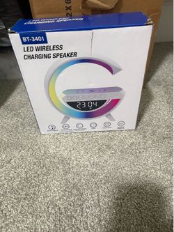 BT-3401 LED Wireless Charging Speaker