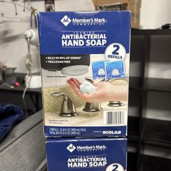 Members Mark foaming, antibacterial hand soap with two refills