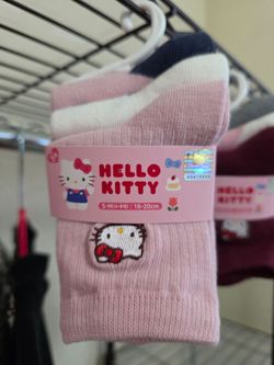 New Hello Kitty Kids Socks S-M