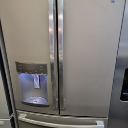 GE refrigerator 3 Doors Stainless Steel