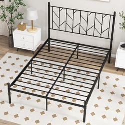 Full size headboard bedframe