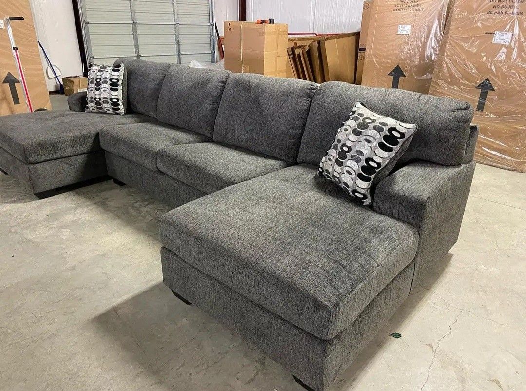 Ballinasloe Smoke Double Chaise Sectional