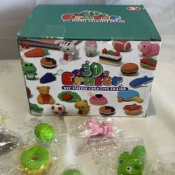 3-D Eraser Puzzles
