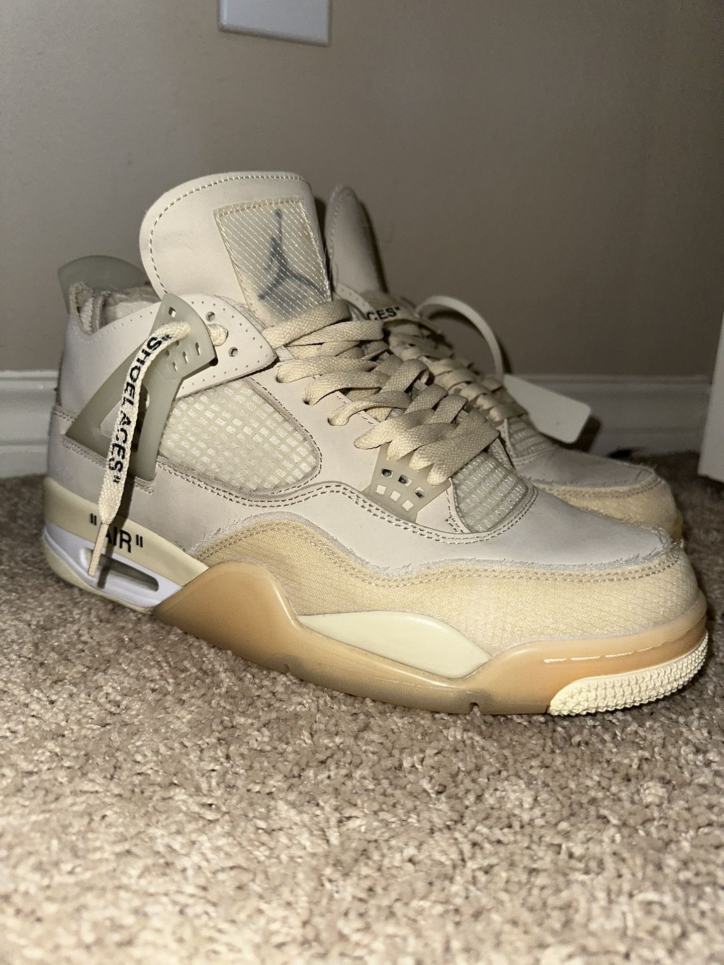 Air Jordan 4 Off White Sail Size 11M (12.5W),All Products : American Fashion Style Bags On Sale