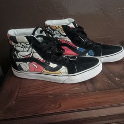 Vans Off The Walt Disney Edition High Tops with Mickey & Friends