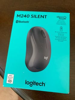 Logitech M240 Silent Wireless Mouse in Graphite