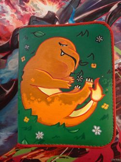 Painted Charmander binder