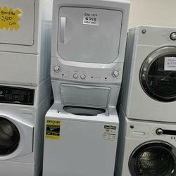Brand New Stackable Dryer & Washer Laundry Center GE & Frigidaire