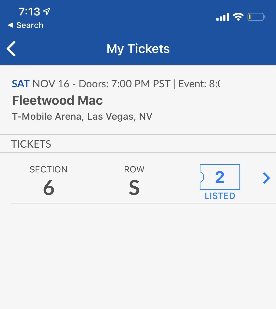 Fleetwood Mac tickets LAS VEGAS 2019