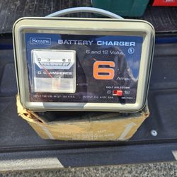SEARS 6 & 12volt Battery Charger -6amp