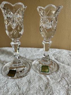 Marquis By Waterford Crystal Candlestick Holders