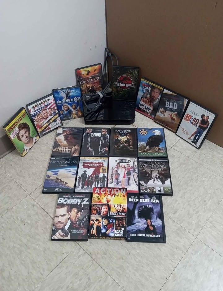 Blu-ray Player & Movies Bundle