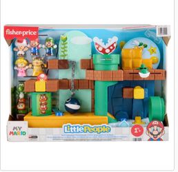 Fisher Price Little People My Mario Adventure Playset Musical Peach Toad Bowser