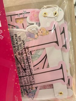 Disney Princess birthday banner and decoration