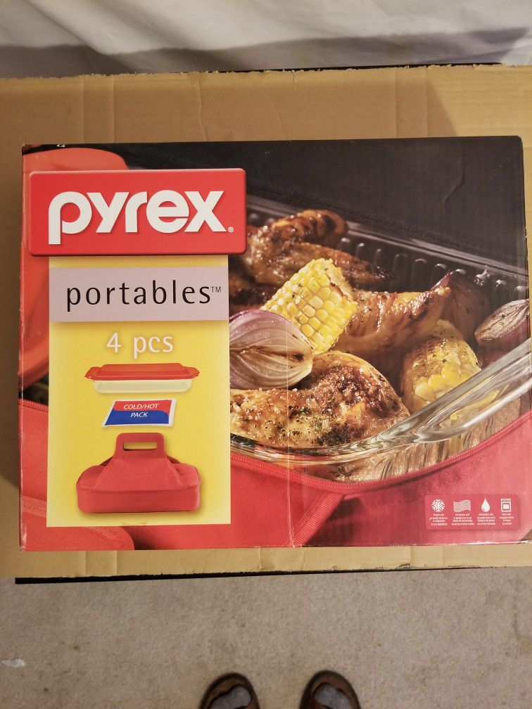Pyrex Portable 4pcs Storage