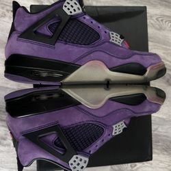 JORDAN 4 TRAVIS SCOTT PURPLE FRIENDS FAMILY