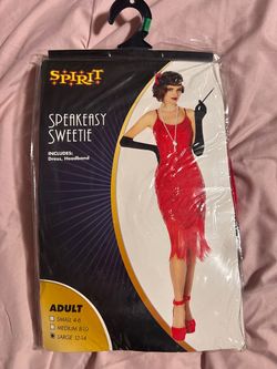 Red Speakeasy Sweetie (Flapper Costume)