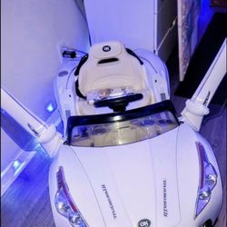 White Maserati Battery Operated Car