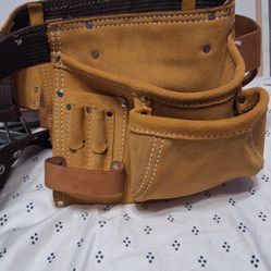 Genuine Leather Tool Belt 
