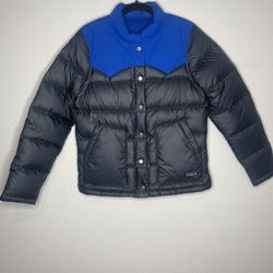 Patagonia Blue Puffer Down Jacket