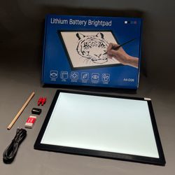 A4 LED Rechargeable Cordless Light Board Light Pad Tracing Pad