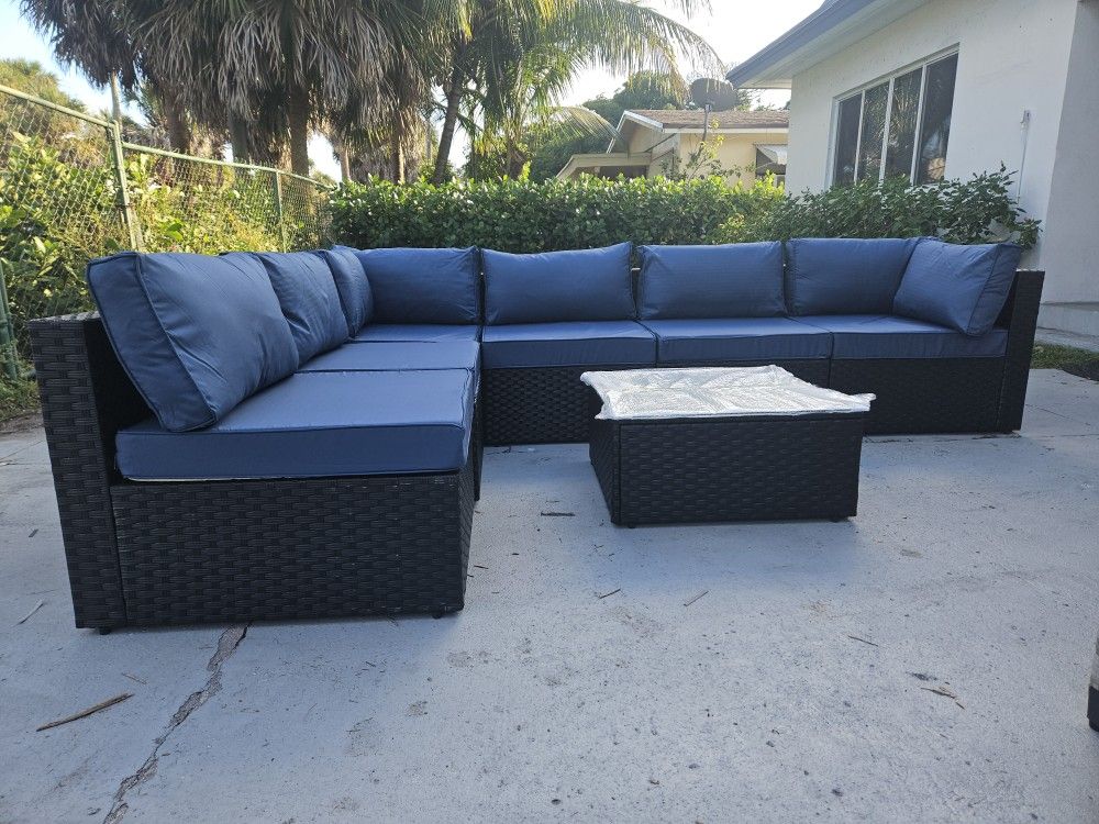 New And Assembled Modular Outdoor Patio Set