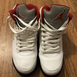 “Fire Red” Air Jordan Retro 5 GS
