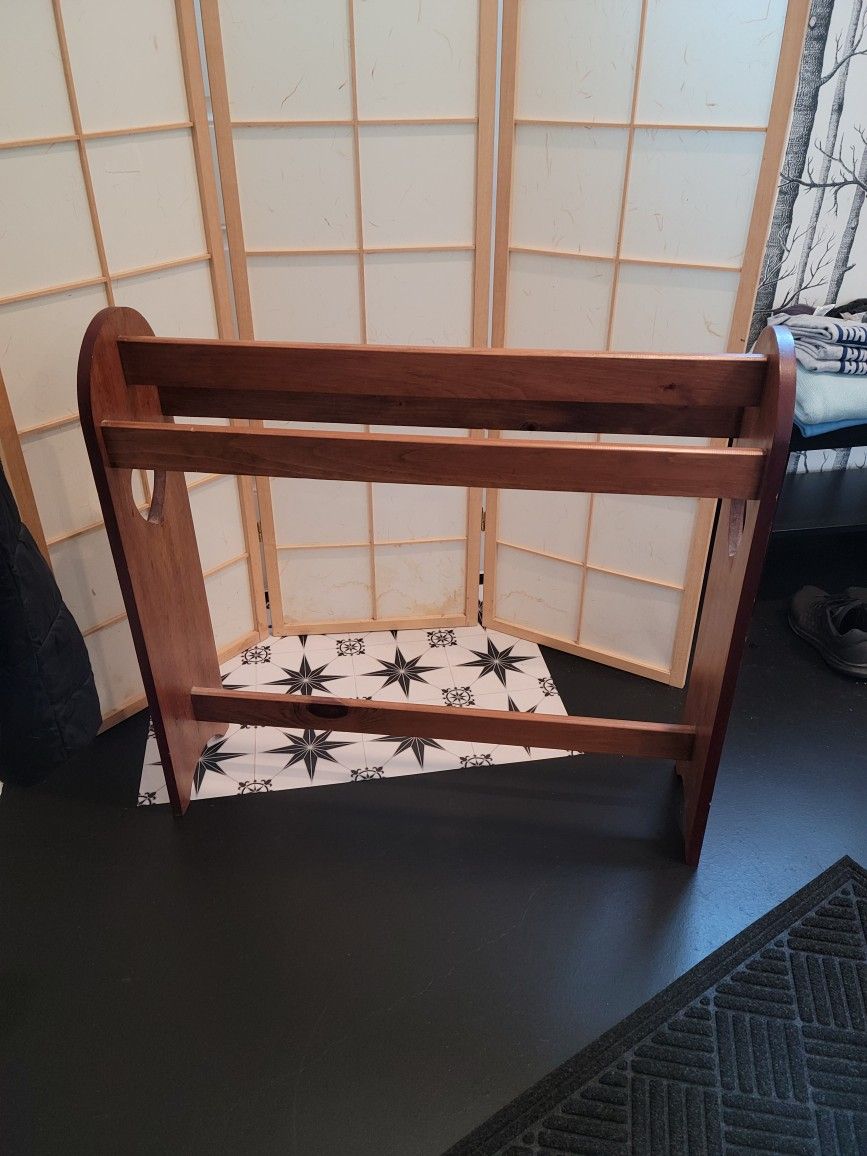 Blanket Rack Hand Painted 