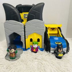 Little People Batman Cave And Car