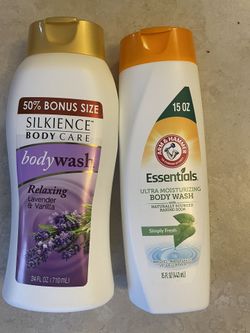 Silkience 24 OZ And  Arm & Hammer 15 OZ Body Wash Bundle