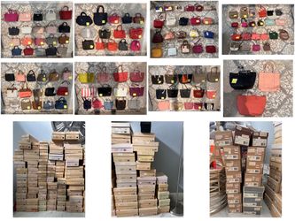 Large Lot of Mixed Handbags and Boxed Items Michael Kors Coach $58k