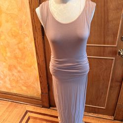 VENUS Dusty Rose Sleeveless Ruched Waist Maxi Dress size 8