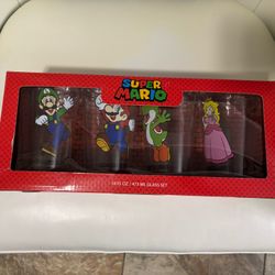 Super Mario Bros Glass Set