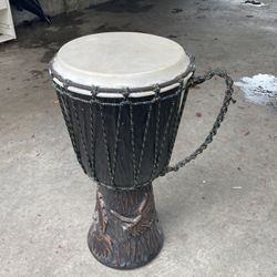 Wooden African Drum