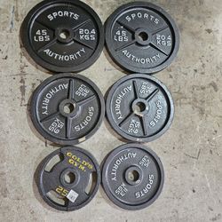 210lbs Olympic 2" weights