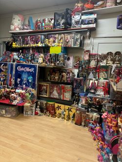 Lots of collectible toys