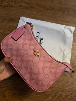 Coach pink crossbody bag