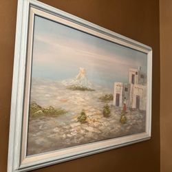 K Mescal 36x24 oil painting - framed - signed -