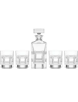 Reed & Barton Hudson Crystal 5-Piece Whiskey Glass Set