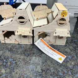 Set of 2 Make Market Light-Up Pumpkin Patch Houses