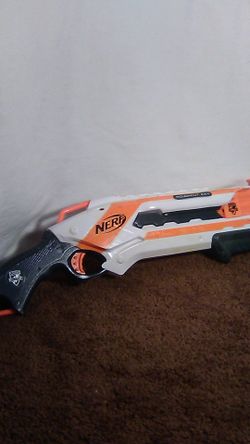 Roughcut, pump action Nerf blaster